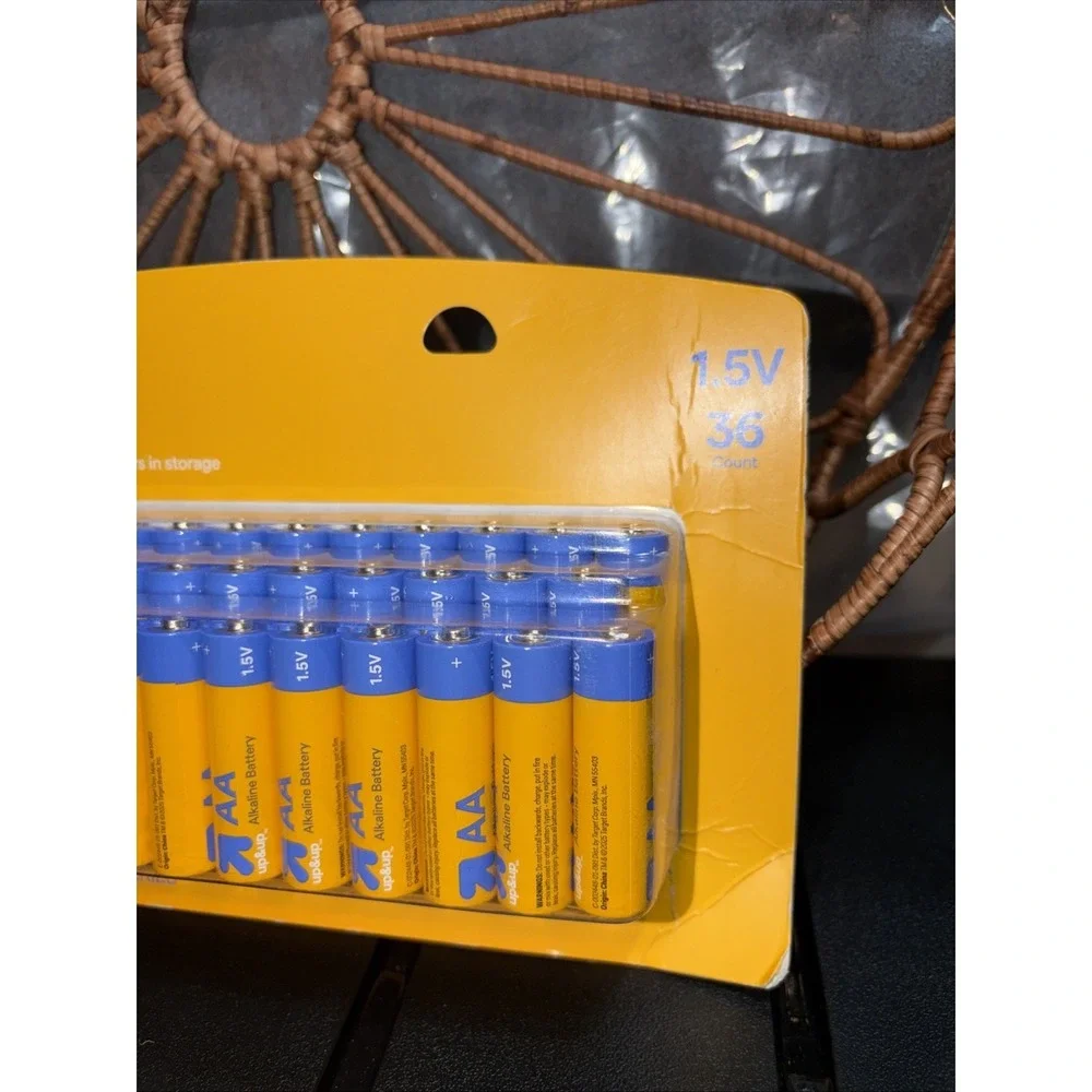 AA Batteries 36pk Alkaline Battery - up&up: Household Single-Use 1.5V Batteries‎